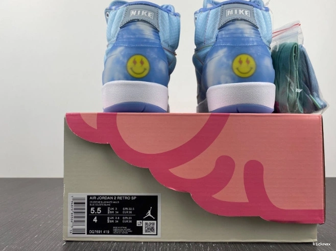 Cheap MAX J Jordan 2 Balvin Retro DQ7691-419 0714
